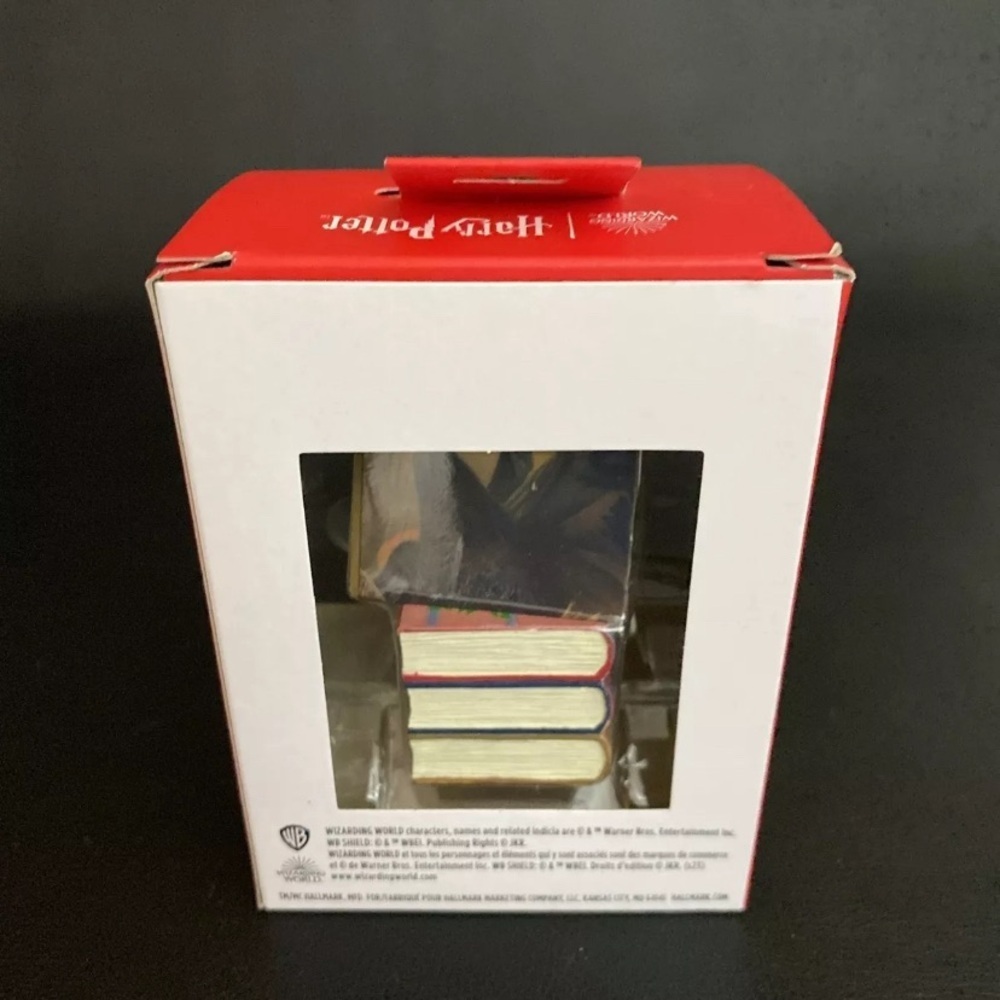 Hallmark Harry Potter Stacked BOOKS AND WAND Christmas Ornament-New In Box